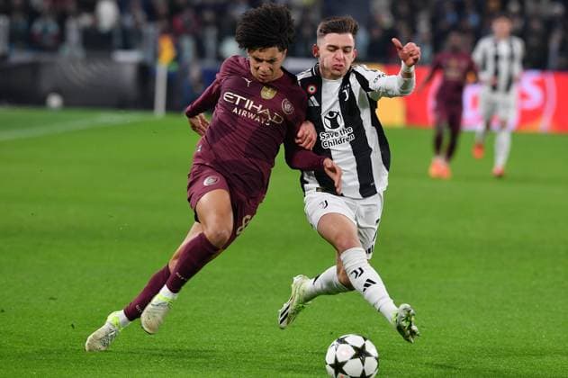 Foto IPP Massimo Rana Torino 11-12-2024 Calcio Champions League 2024 2025 Juventus-Manchester City nella foto rico lewis e conceicao Italy Photo Press - World Copyright italy ITALY  Copyright: xR4924_italyphotopressx