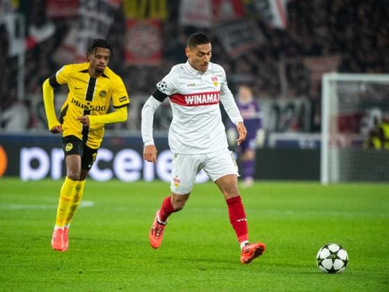 Enzo Millot VfB Stuttgart, 08 on the ball, GER, VfB Stuttgart vs BSC Young Boys Bern, Football, Men, UEFA Champions League, Matchday 6, 2024 2025 season, 11 12 2024 GER, VfB Stuttgart vs BSC Young Boys Bern, Football, Men, UEFA Champions League, Matchday 6, 2024 2025 season, 11 12 2024 Stuttgart Copyright: xEibner-Pressefoto Memmlerx EP_MMR