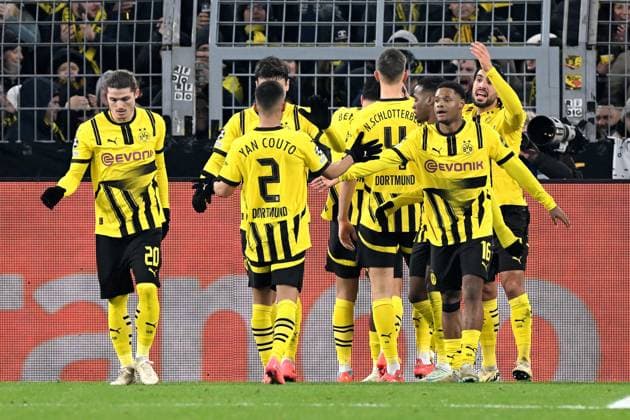 DORTMUND - Sehrou Guirassy of Borussia Dortmund celebrates the 1-1 during the UEFA Champions league match between Borussia Dortmund and FC Barcelona, Barca at the Signal Iduna Park on Dec. 11, 2024 in Dortmund, Germany. ANP Hollandse Hoogte UEFA Champions League 2024 25 League phase 6 2024 25 xVIxANPxSportx xGerritxvanxKeulenxIVx 515491256 originalFilename: 515491256.jpg