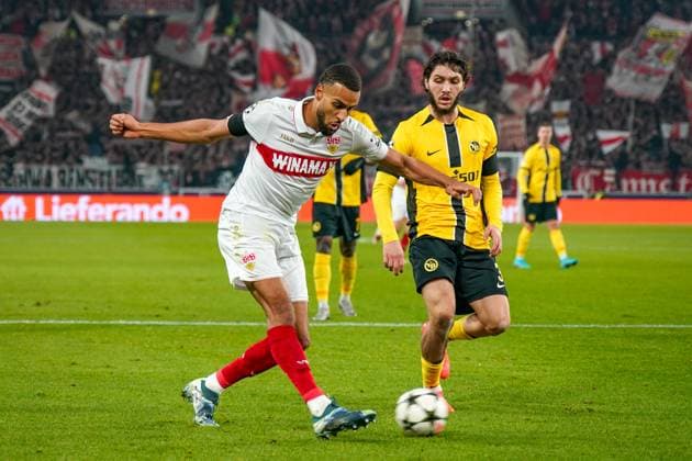 Football UEFA Champions League 2024 2025, Matchday 6 VfB Stuttgart vs BSC Young Boys Bern YB Stuttgart Arena Josha Vagnoman VfB Stuttgart, 04 Copyright: xJOERANxSTEINSIEKx
