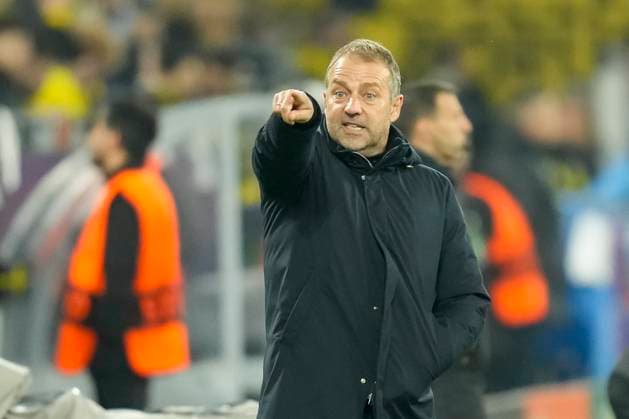 Coach Hansi Flick FC Barcelona gestures during the UEFA Champions League 2024 25 League Phase MD6 match between Borussia Dortmund and FC Barcelona at Signal Iduna Park on December 11, 2024 in Dortmund, Germany Photo by Alex Gottschalk DeFodi Images Defodi 001 BVBFCB20241211 204 Defodi-001
