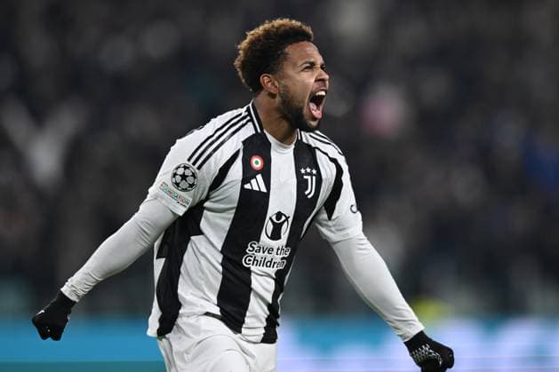 Db Torino 11 12 2024 - Champions League Juventus-Manchester City foto Daniele Buffa Image nella foto: esultanza gol Weston McKennie 