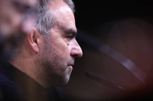 11 12 2024, UEFA Champions League, Borussia Dortmund FC Barcelona, Matchday 8, Signal Iduna Park, 2024 2025 season Post-match press conference with the coaches Head coach Hans Dieter Hansi Flick Barca North Rhine-Westphalia Germany