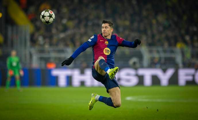 Dortmund, Germany 11th Dec 2024 Robert Lewandowski Barca Borussia Dortmund FC Barcelona 11 12 2024