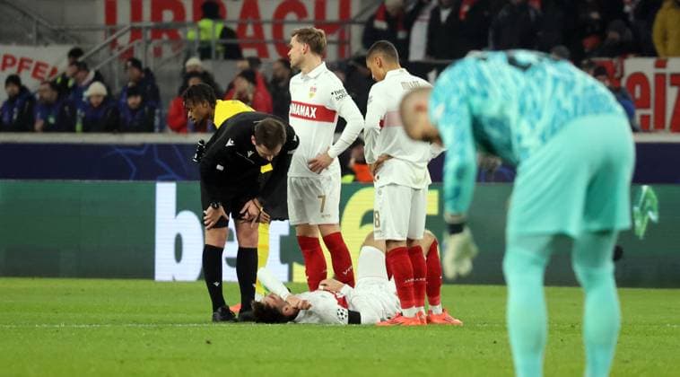 11 12 24 VfB Stuttgart Young Boys Bern Germany, Stuttgart, 11 12 2024, Football, UEFA Champions League, VfB Stuttgart Young Boys Bern Atakan Karazor VfB Stuttgart
