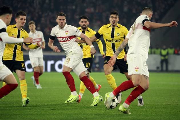 11 12 24 VfB Stuttgart Young Boys Bern Germany, Stuttgart, 11 12 2024, Football, UEFA Champions League, VfB Stuttgart Young Boys Bern Ermedin Demirovic VfB Stuttgart