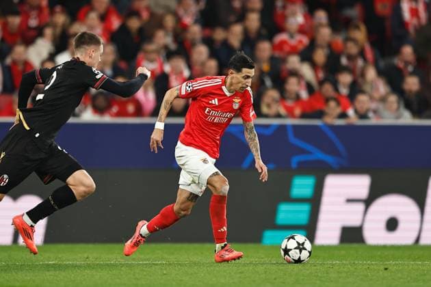 Angel Di Maria (Benfica), DECEMBER 11, 2024 - Football Soccer : UEFA Champions League League phase match day 6 between SL Benfica 0-0 Bologna FC 1909 at the Estadio do SL Benfica in Lisbon, Portugal. Noxthirdxpartyxsales  (275941808)