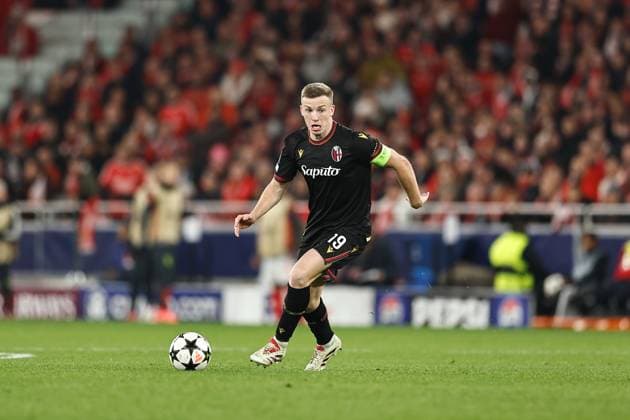 Lewis Ferguson (Bologna), DECEMBER 11, 2024 - Football Soccer : UEFA Champions League League phase match day 6 between SL Benfica 0-0 Bologna FC 1909 at the Estadio do SL Benfica in Lisbon, Portugal. Noxthirdxpartyxsales  (275941987)