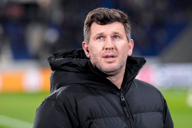 Andreas Schicker (Geschäftsführer Hoffenheim), Einzelbild, Einzelfoto, Aktion, Action, 12.12.2024, Sinsheim (Deutschland), Fussball, UEFA Europa League, Gruppenphase, TSG 1899 Hoffenheim - FCSB Bukarest, REGULATIONS PROHIBIT ANY USE OF PHOTOGRAPHS AS IMAGE SEQUENCES AND OR QUASI-VIDEO. *** Andreas Schicker Managing Director Sport, Hoffenheim , single image, single photo, action, action, 12 12 2024, Sinsheim Germany , Football, UEFA Europa League, group stage, TSG 1899 Hoffenheim FCSB Bucharest, REGULATIONS PROHIBIT ANY USE OF PHOTOGRAPHS AS IMAGE SEQUENCES AND OR QUASI VIDEO xozx