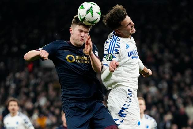 UEFA Conference League match between FC Copenhagen and Hearts Heart of Midlothian FC at Parken in Copenhagen on Thursday, December 12, 2024 Photo Mads Claus Rasmussen Scanpix 2024 , Copenhagen Denmark  Copyright: MadsxClausxRasmussenx spdk20241212-191451-L