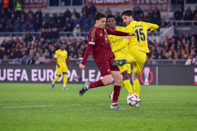 December 12, 2024, Roma, Lazio, ITALY: 12 12 2024 Rome, Stadio Olimpico, football match valid for UEFA Europa League 2024 24 between AS Roma vs FC Sporting Braga.In photo: Roma ITALY - ZUMAs236 20241212_aap_s236_066 Copyright: xFabioxSassox