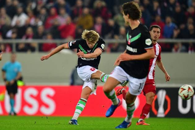 Athens, Georgios Karaiskakis Stadium , 12-12-2024 , season 2024 2025, Europa League during the match Olympiacos - Twente , FC Twente player Sem Steijn Olympiacos - Twente  x27000813x Copyright: