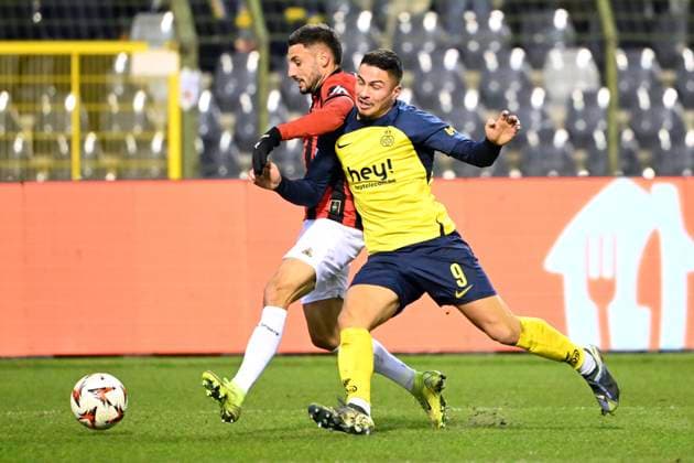 Royale Union Saint-Gilloise v Nice - UEFA Europa League BRUSSELS, BELGIUM - DECEMBER 12 : Ivanovic Franjo forward of Royale Union Saint-Gilloise during the UEFA Europa League 2024 25 League Phase MD6 match between Royale Union Saint-Gilloise and Nice on December 12, 2024 in Brussels, Belgium, 12 12 2024 Brussels Belgium  Copyright: xVincentxKalutx