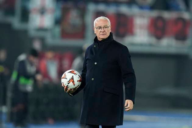 AS Roma v Sporting Braga - UEFA Europa League 2024 25 League Phase MD6 Claudio Ranieri head coach of AS Roma looks on during the UEFA Europa League 2024 25 League Phase MD6 match between AS Roma and Sporting Braga at Stadio Olimpico on December 12, 2024 in Rome, Italy. Rome Stadio Olimpico Rome Italy Copyright: xGiuseppexMaffiax _BRU8996