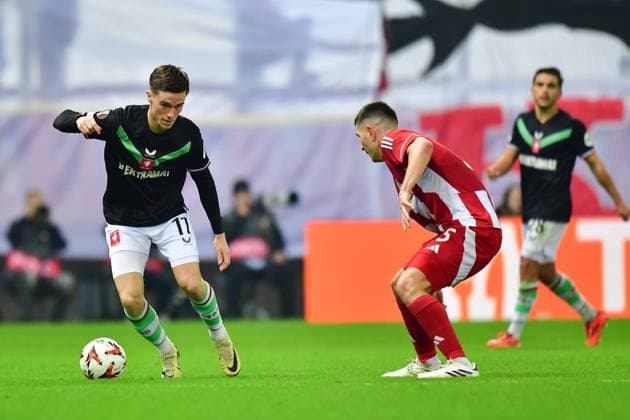 Athens, Georgios Karaiskakis Stadium , 12-12-2024 , season 2024 2025, Europa League during the match Olympiacos - Twente , FC Twente player Daan Rots Olympiacos - Twente  x27000980x Copyright: