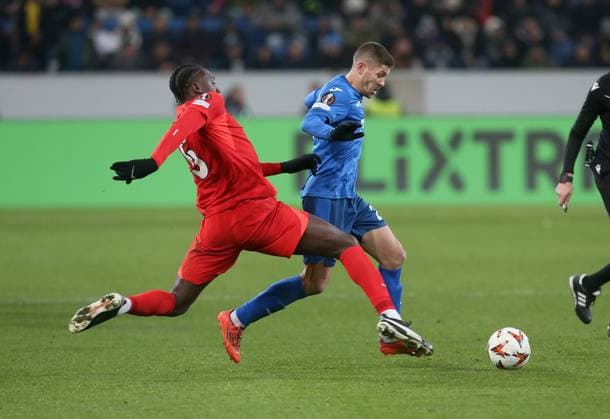 V li Joyskim Dawa Bucharest , Andrej Kramaric Hoffenheim Sport Football Europa League Season 24 25 TSG 1899 Hoffenheim FCSB Bucharest , Matchday 6, 12 12 2024