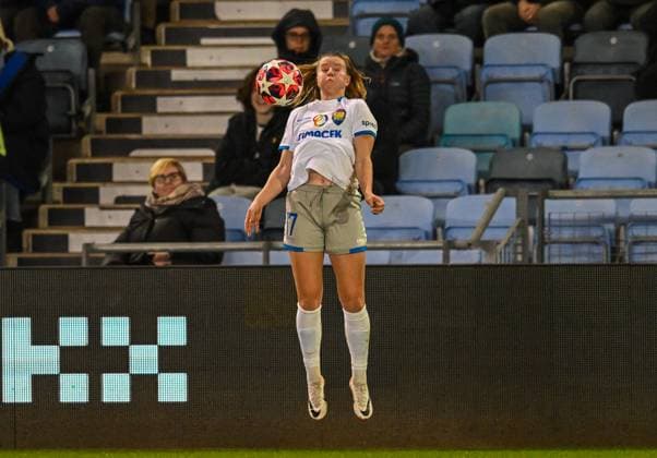 Sport Bilder des Tages Manchester City Women v St.Polten-Spratzern UEFA Womens Champions League Sarah Mattner of St.Polten-Spratzern during the UEFA Womens Champions League Group D match at Joie Stadium, Manchester UK Newspapers OUT Copyright: xKarlxVallantinex FIL-21080-0024