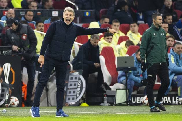 AMSTERDAM - SS Lazio coach Marco Baroni during the UEFA Europa League match between AFC Ajax Amsterdam and SS Lazio Roma at the Johan Cruijff ArenA on Dec. 12, 2024 in Amsterdam, Netherlands. ANP KOEN VAN WEEL UEFA Europa League 2024 25 League Phase MD6 2024 25 xVIxANPxSportx xxANPxIVx 515564895 originalFilename: 515564895.jpg