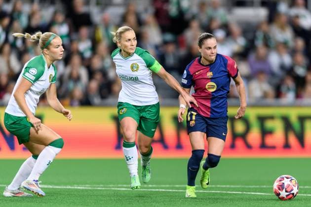 Football, Women, CL, Hammarby IF - FC Barcelona