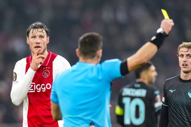 AMSTERDAM, 12-12-2024 , JohanCruyff Arena, Europa League Football, Ajax - Lazio Roma. Ajax player Wout Weghorst Ajax - Lazio Roma  x27003473x Copyright: