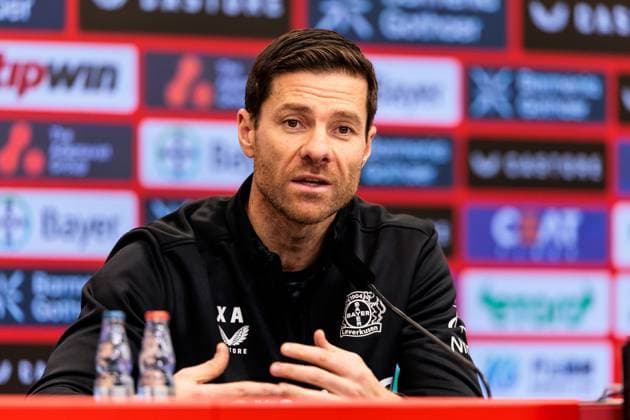 Sport Themen der Woche KW50 1. Fußball-Bundesliga: Pressekonferenz Bayer 04 Leverkusen; 13.12.2024 Xabi Alonso (Cheftrainer Bayer 04 Leverkusen) 1. Fußball Bundesliga: Pressekonferenz Bayer 04 Leverkusen, Leverkusen, BayArena am 13.12.2024 *** 1 Soccer Bundesliga Press Conference Bayer 04 Leverkusen 13 12 2024 Xabi Alonso Head Coach Bayer 04 Leverkusen 1 Soccer Bundesliga Press Conference Bayer 04 Leverkusen, Leverkusen, BayArena on 13 12 2024 Copyright: xBEAUTIFULxSPORTS Wunderlx