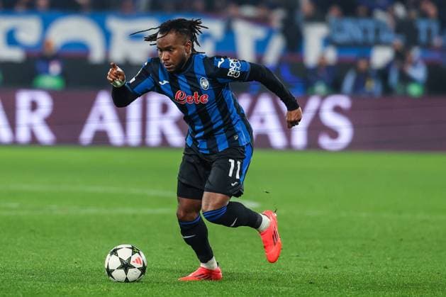 Atalanta BC vs Real Madrid CF UEFA Champions League 2024 25 League Phase Matchday6 10 12 2024 Ademola Lookman of Atalanta BC seen in action during UEFA Champions League 2024 25 League Phase Matchday6 football match between Atalanta BC and Real Madrid CF at Gewiss Stadium Copyright: xBEAUTIFULxSPORTS Carabellix