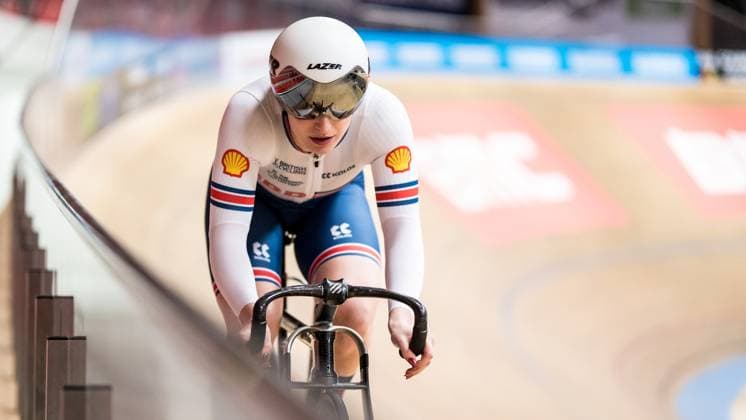 Track Cacling Challenge Grenchen, 13 12 2024 Bell Lauren GBR Great Britain Track Cacling Challenge in Grenchen, 13 12 2024 Copyright: xBEAUTIFULxSPORTS OlafxRellischx