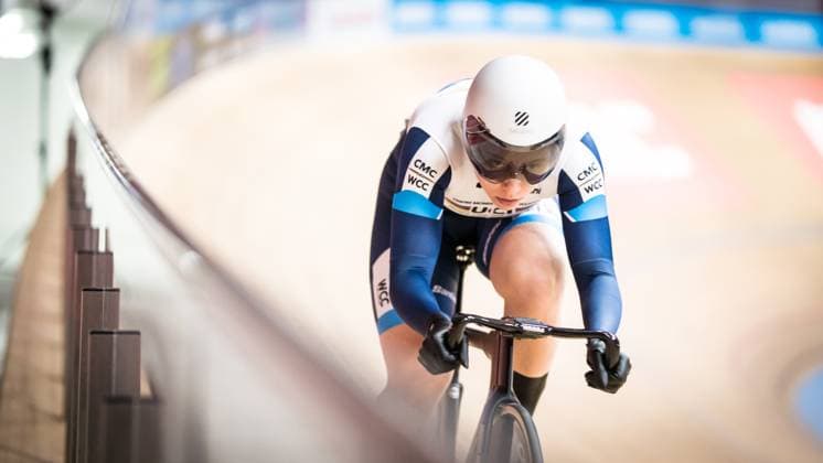 Track Cacling Challenge Grenchen, 13 12 2024 Biletska Alla UKR CMC Centre Mondiale du Cyclisme Track Cacling Challenge in Grenchen, 13 12 2024 Copyright: xBEAUTIFULxSPORTS OlafxRellischx