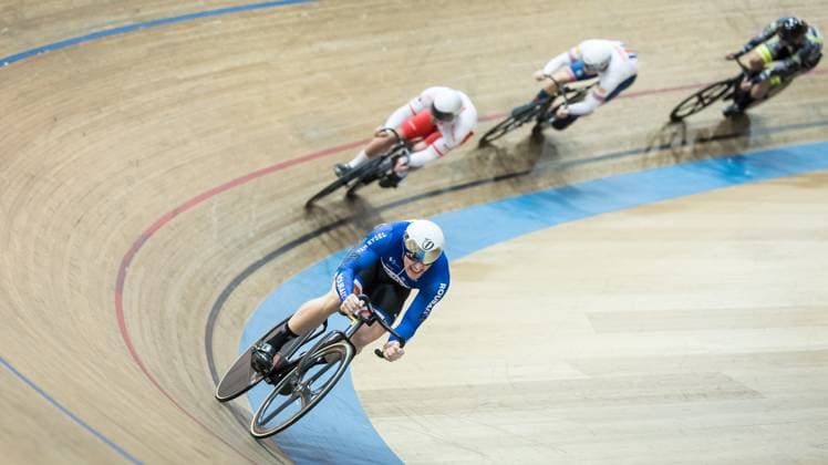 Track Cacling Challenge Grenchen, 13 12 2024 Derache Tom RLM Roubaix Lille Métropole, 136 Track Cacling Challenge in Grenchen, 13 12 2024 Copyright: xBEAUTIFULxSPORTS OlafxRellischx