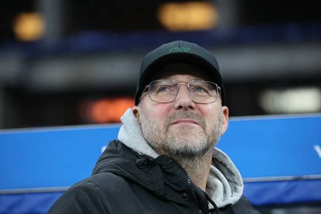 13 12 2024, xtgx, Soccer 2 Bundesliga, Hertha BSC Berlin SC Preussen Muenster emspor, v l Sascha Hildmann Münster, Trainer Portrait, Portraet, Einzelbild DFL DFB REGULATIONS PROHIBIT ANY USE OF PHOTOGRAPHS as IMAGE SEQUENCES and or QUASI VIDEO Berlin