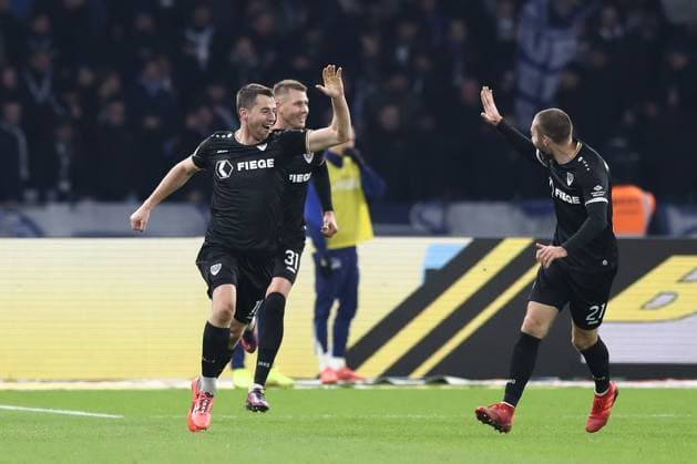 13 12 2024, xtgx, Fussball 2 Bundesliga, Hertha BSC Berlin SC Preussen Muenster emspor, v l Torge Paetow Münster, 16 Jubel, Torjubel, jubelt ueber das Tor, celebrate the goal, celebration DFL DFB REGULATIONS PROHIBIT ANY USE OF PHOTOGRAPHS as IMAGE SEQUENCES and or QUASI VIDEO Berlin