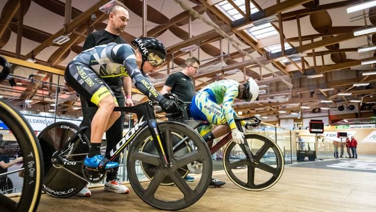 Track Cacling Challenge Grenchen, 13 12 2024 Rauschgold Adam DUB Dukla Brno, 114 Track Cacling Challenge in Grenchen, 13 12 2024 Copyright: xBEAUTIFULxSPORTS OlafxRellischx