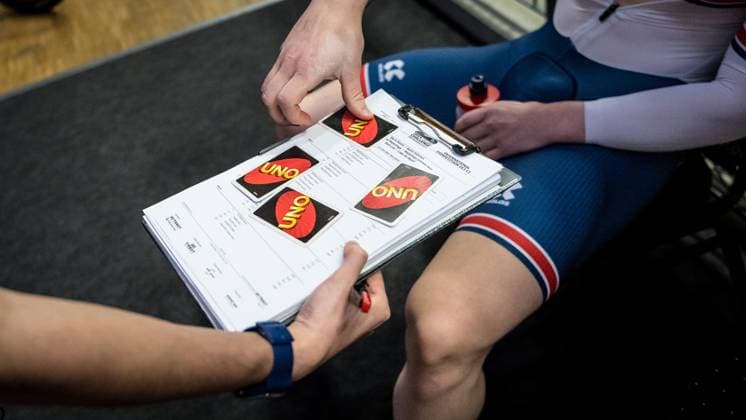 Track Cacling Challenge Grenchen, 13 12 2024 Keirin start procedure Track Cacling Challenge in Grenchen, 13 12 2024 Copyright: xBEAUTIFULxSPORTS OlafxRellischx
