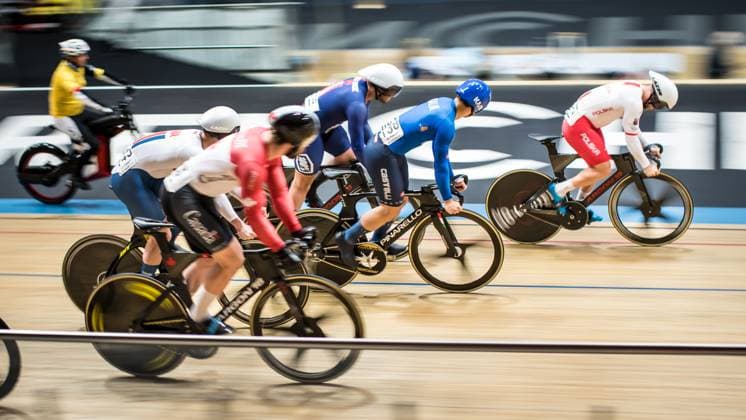 Track Cacling Challenge Grenchen, 13 12 2024 Radford Charles Harry GBR Great Britain, 145 Predomo Mattia ITA Italy, 138 Rochna Daniel POL Poland, 127 Track Cacling Challenge in Grenchen, 13 12 2024 Copyright: xBEAUTIFULxSPORTS OlafxRellischx
