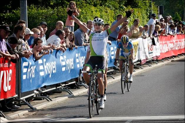 CYCLING : GP Elsy Jacobs 2011 Garnich - Luxemburg - wielrennen - cycling - radsport - cyclisme - vrouwen - ladies - femmes - frauen - GP Elsy Jacobs - Marianne Vos wint voor Judith Arndt en Emma Johansson - Garnich Luxembourg  Copyright: xx ELSY-28676.JPG