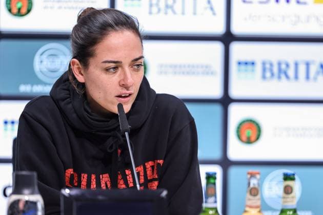 3 Liga SV Wehen Wiesbaden FC Ingolstadt 04 Press Conference Interview Head Coach Sabrina Wittmann FCI 3 Liga FC Ingolstadt 04 Season 2024 2025 SV Wehen Wiesbaden