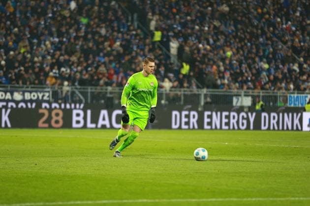 14 12 2024, xmohx, Soccer 2 Bundesliga, SV Darmstadt 98 1 FC Kaiserslautern emspor, v l Julian Krahl 1 FC Kaiserslautern DFL DFB REGULATIONS PROHIBIT ANY USE OF PHOTOGRAPHS as IMAGE SEQUENCES and or QUASI VIDEO Darmstadt