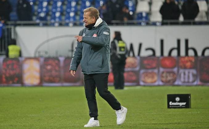 14 12 2024, xmohx, Soccer 2 Bundesliga, SV Darmstadt 98 1 FC Kaiserslautern emspor, v l Disappointed coach Markus Anfang Kaiserslautern DFL DFB REGULATIONS PROHIBIT ANY USE OF PHOTOGRAPHS as IMAGE SEQUENCES and or QUASI VIDEO Darmstadt