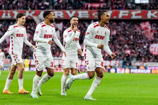 2 Soccer Bundesliga 1 FC Köln 1 FC Nürnberg 15 12 2024 Cheers for 1 0 by Damion Downs 1 FC Köln, 42 2 Soccer Bundesliga 1 FC Köln 1 FC Nürnberg, Cologne, Rheinenergiestadion on 15 12 2024 DFL REGULATIONS PROHIBIT ANY USE OF PHOTOGRAPHS AS IMAGE SEQUENCES AND OR QUASI VIDEO Copyright: xBEAUTIFULxSPORTS Wunderlx
