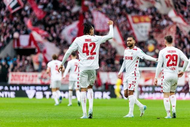 2 Soccer Bundesliga 1 FC Köln 1 FC Nürnberg 15 12 2024 Cheers for 1 0 by Damion Downs 1 FC Köln, 42 2 Soccer Bundesliga 1 FC Köln 1 FC Nürnberg, Cologne, Rheinenergiestadion on 15 12 2024 DFL REGULATIONS PROHIBIT ANY USE OF PHOTOGRAPHS AS IMAGE SEQUENCES AND OR QUASI VIDEO Copyright: xBEAUTIFULxSPORTS Wunderlx