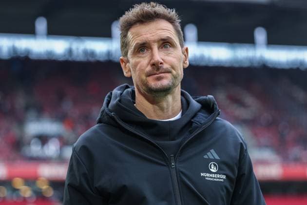 Soccer 2 Bundesliga 16 Matchday 1 FC Cologne 1 FC Nuremberg on 15 12 2024 at RheinEnergieStadion in Cologne Miroslav Klose Coach Head Coach Nuremberg DFL regulations prohibit any use of photographs as image sequences and or quasi video xJRx