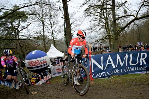 UCI Cyclocross World Cup series 2024-2025 in Namur NAMUR, BELGIUM - DECEMBER 15 : Schreiber Marie (LUX) of Sd Worx during the 4th leg of the UCI Cyclocross World Cup series 2024-2025 in Namur, Belgium, 15 12 2024 Namur Belgium  Copyright: xSesx