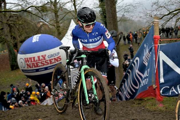 UCI Cyclocross World Cup series 2024-2025 in Namur NAMUR, BELGIUM - DECEMBER 15 : Clauzel Helene (FRA) of As Bike Racing during the 4th leg of the UCI Cyclocross World Cup series 2024-2025 in Namur, Belgium, 15 12 2024 Namur Belgium  Copyright: xSesx