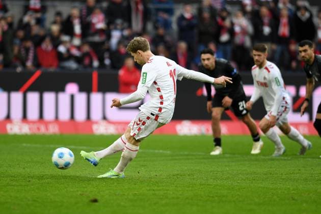 Florian Kainz 1 FC Koeln scores his team™s second goal during the 2 Bundesliga match between 1 FC Köln and 1 FC Nürnberg at RheinEnergieStadion on December 15, 2024 in Cologne, Germany Photo by Ralf Treese DeFodi Images Florian Kainz 1 FC Koeln scores his team™s second goal during the 2 Bundesliga match between 1 FC Köln and 1 FC Nürnberg at RheinEnergieStadion on December 15, 2024 in Cologne, Germany Photo by Ralf Treese DeFodi Images DFB DFL REGULATIONS PROHIBIT ANY USE OF PHOTOGRAPHS AS IMAGE SEQUENCES AND OR QUASI VIDEO Defodi 521 KOEFCN20241215 020 Defodi-521 DFB DFL REGULATIONS PROHIBIT ANY USE OF PHOTOGRAPHS AS IMAGE SEQUENCES AND OR QUASI-VIDEO.