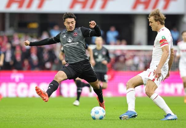 15 12 2024 Soccer season 2024 2025 2 Soccer Bundesliga 16 Matchday 1 FC Köln 1 FC Nürnberg FCN Club Sportfoto Zink DaMa xdaxmax DFL regulations prohibit any use of photographs as image sequences and or quasi video only for editorial use Jens Castrop 17, 1 FC Nürnberg FCN Timo Hübers Huebers 4, FC Köln