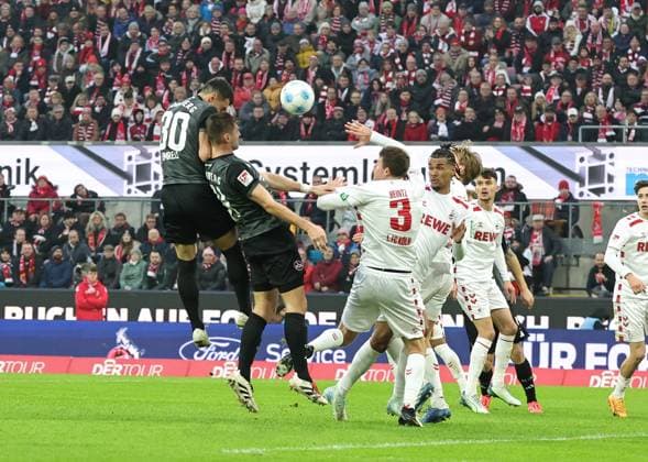 15 12 2024 Soccer season 2024 2025 2 Soccer Bundesliga 16 Matchday 1 FC Köln 1 FC Nürnberg FCN Club Sportfoto Zink DaMa xdaxmax DFL regulations prohibit any use of photographs as image sequences and or quasi video only for editorial use Mahir Emreli 30, 1 FC Nürnberg FCN with header