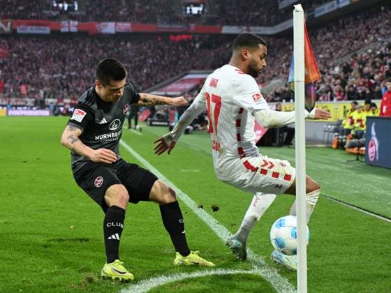 Oliver Villadsen 1 FC Nuernberg and Linton Maina 1 FC Koeln battle for the ball during the 2 Bundesliga match between 1 FC Köln and 1 FC Nürnberg at RheinEnergieStadion on December 15, 2024 in Cologne, Germany, Germany Photo by Ralf Treese DeFodi Images Oliver Villadsen 1 FC Nuernberg and Linton Maina 1 FC Koeln battle for the ball during the 2 Bundesliga match between 1 FC Köln and 1 FC Nürnberg at RheinEnergieStadion on December 15, 2024 in Cologne, Germany Photo by Ralf Treese DeFodi Images DFB DFL REGULATIONS PROHIBIT ANY USE OF PHOTOGRAPHS AS IMAGE SEQUENCES AND OR QUASI VIDEO Defodi 521 KOEFCN20241215 039 Defodi-521 DFB DFL REGULATIONS PROHIBIT ANY USE OF PHOTOGRAPHS AS IMAGE SEQUENCES AND OR QUASI-VIDEO.