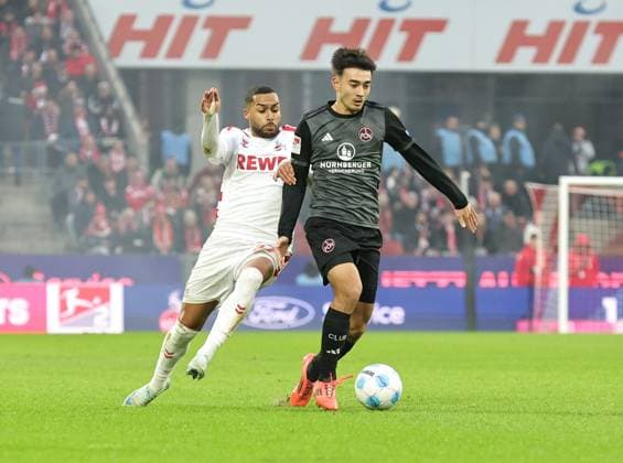15 12 2024 Soccer season 2024 2025 2 Soccer Bundesliga 16 Matchday 1 FC Köln 1 FC Nürnberg FCN Club Sportfoto Zink DaMa xdaxmax DFL regulations prohibit any use of photographs as image sequences and or quasi video only for editorial use Linton Maina 37, FC Köln Jens Castrop 17, 1 FC Nürnberg FCN