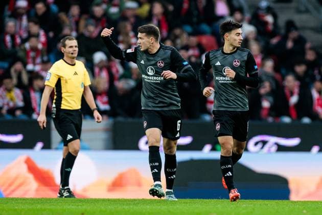 2 Soccer Bundesliga 1 FC Cologne 1 FC Nuremberg 15 12 2024 Jens Castrop 1 FC Nuremberg, 17 scores for 3 1 cheers but not against his old club 2 Soccer Bundesliga 1 FC Cologne 1 FC Nuremberg, Cologne, Rheinenergiestadion on 15 12 2024 DFL REGULATIONS PROHIBIT ANY USE OF PHOTOGRAPHS AS IMAGE SEQUENCES AND OR QUASI VIDEO Copyright: xBEAUTIFULxSPORTS Wunderlx