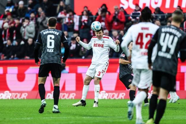 Sport, Football, 2 Bundesliga Season 2024 2025 16 Matchday 1 FC Köln 1 FC Nürnberg 15 12 2024, RheinEnergieSTADION Dominique Heintz 1 FC Köln, 3 Köln RheinEnergieSTADION North Rhine-Westphalia Germany